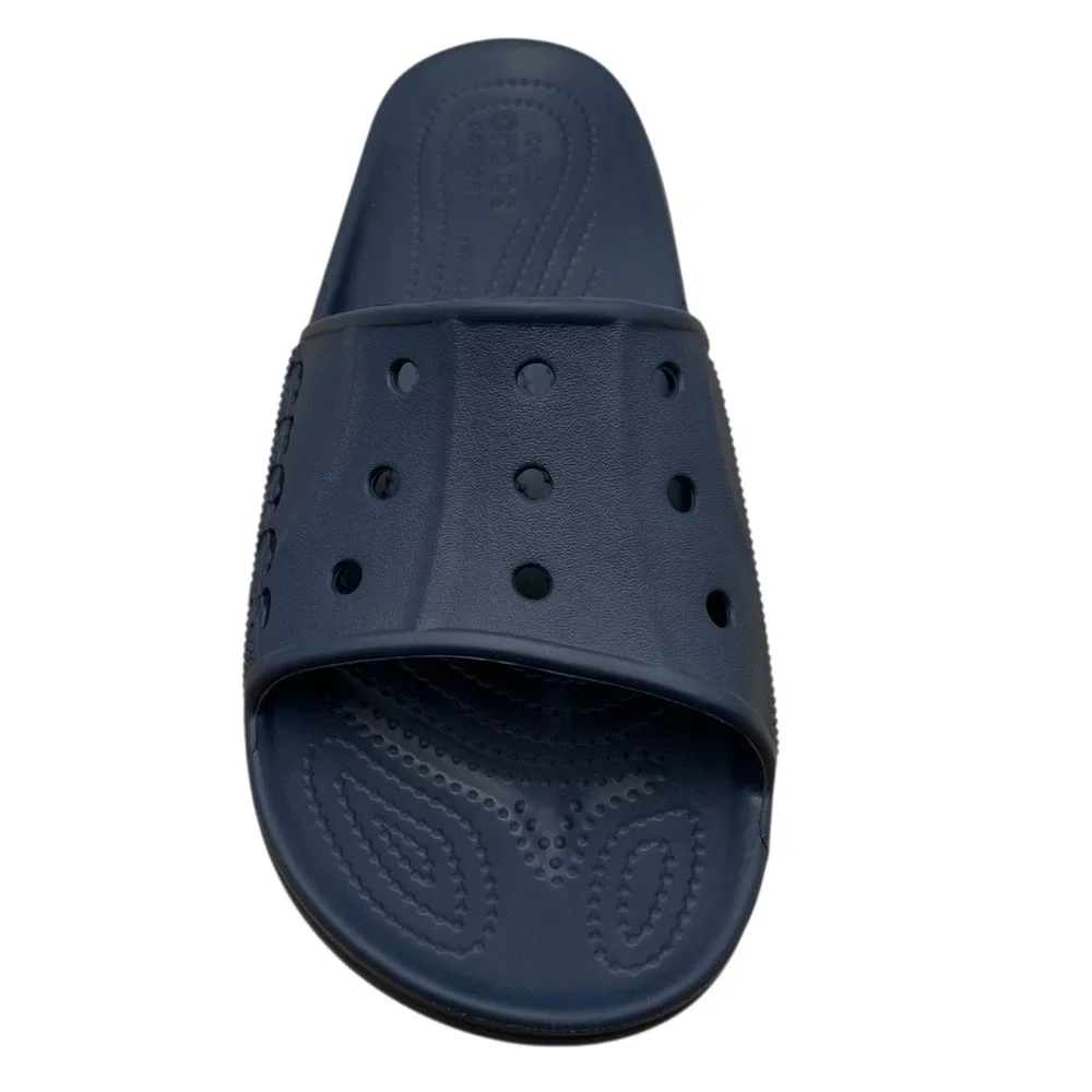 Crocs Baya Men's‎ Slide Sandals Size 11 Navy Blue Lightweight Water Friendly